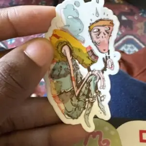 River man Sticker
